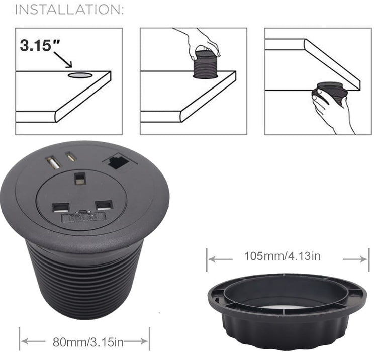 Advanced Power Grommet FURNITURE ACCESSORY Edit Office 