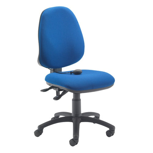 Calypso Ergonomic Office Chair OPERATOR TC Group Royal Blue No Arms Self Assembly (Next Day)