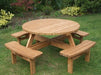 Cascade Round Picnic Table Picnic Tables Etimber 