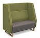 Encore High Back Two Seater Sofa SOFT SEATING Social Spaces Wooden Feet 