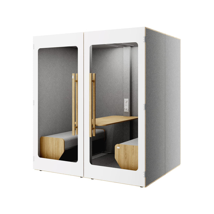 Hide 4 Person Meeting Booth Meeting Pod Edit Office Light 