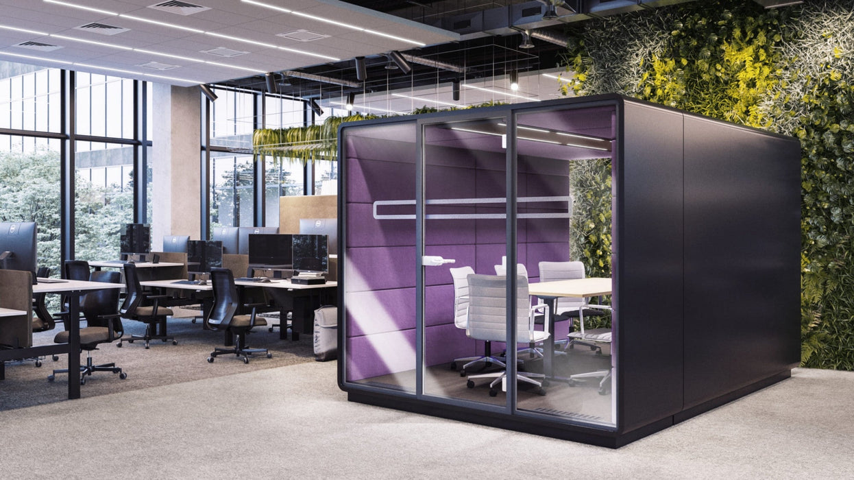 Hush Extra Large Acoustic Meeting Booth Meeting Pod Edit Office 