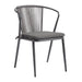 Kendal Arm Chair Café Furniture zaptrading Charcoal Grey 