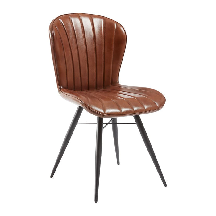 Lena Side Chair Café Furniture zaptrading Pecan Brown 