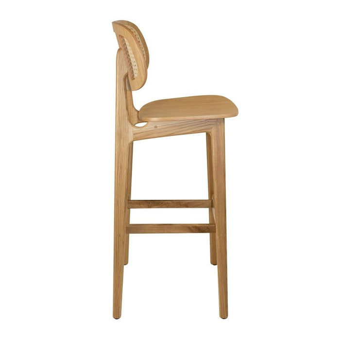 Relish Natural Cane Back Barstool Café Furniture zaptrading 