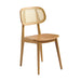 Relish Natural Cane Back Side Chair Café Furniture zaptrading Natural Oak 