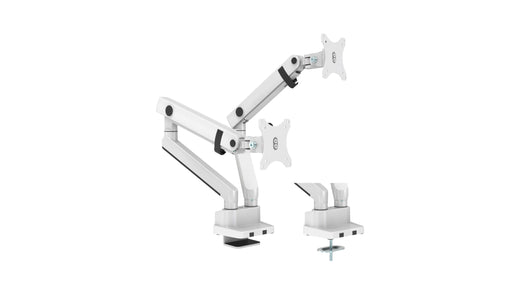 Sigma Monitor Arm FURNITURE ACCESSORY Metalicon White Double 