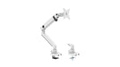 Sigma Monitor Arm FURNITURE ACCESSORY Metalicon White Single 