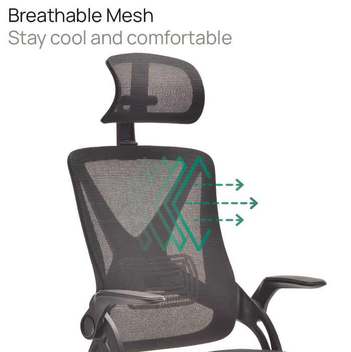 SitSmart High Back Mesh Office Chair Mesh Office Chairs TC Group 