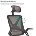 SitSmart High Back Mesh Office Chair Mesh Office Chairs TC Group 