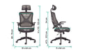 SitSmart High Back Mesh Office Chair Mesh Office Chairs TC Group 