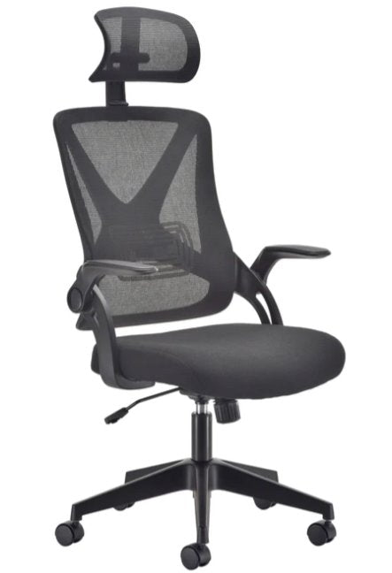 SitSmart High Back Mesh Office Chair Mesh Office Chairs TC Group Black 