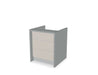 Vlade modular reception desk Reception Desk mdd. 920mm Aluminium Beige Matte