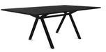 VPAX Boardroom Table WORKSTATIONS VEPA 2000mm x 1200mm Black Black