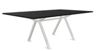 VPAX Boardroom Table WORKSTATIONS VEPA 2000mm x 1200mm Black White