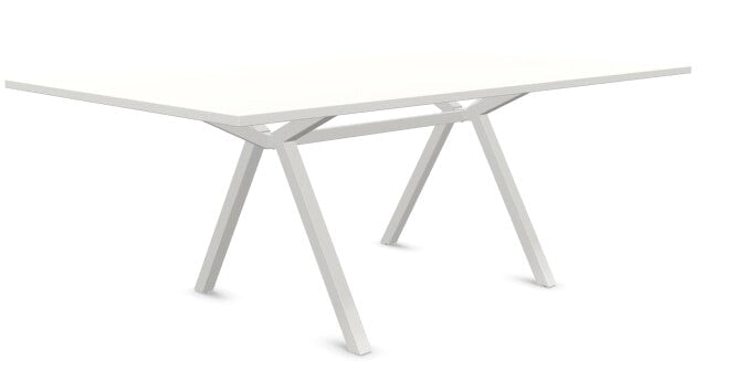 VPAX Boardroom Table WORKSTATIONS VEPA 2000mm x 1200mm White White