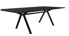 VPAX Boardroom Table WORKSTATIONS VEPA 2400mm x 1200mm Black Black