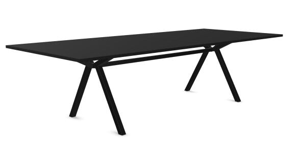 VPAX Boardroom Table WORKSTATIONS VEPA 2800mm x 1200mm Black Black