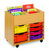 4 bay kinderbox unit with trays Book Storage Monach 