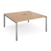 Adapt square boardroom table with central cutout Tables Dams 