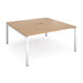 Adapt square boardroom table with central cutout Tables Dams 