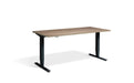 Advance Height Adjustable Desk Desking Lavoro Black 1200 x 800 Grey Nebraska Oak