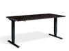 Advance Height Adjustable Desk Desking Lavoro Black 1200 x 800 Wenge