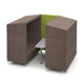 Alban Two Person Covered Meeting Booth SOFT SEATING Social Spaces 