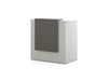 Allure Corner Reception Desk Unit RECEPTION Imperial 1000mm Overhang Left