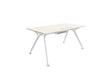 Arkitek Rectangular Office Desks - White Frame office desks Actiu Lime Oak Cable Tray 1600mm x 800mm