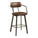 Auzet Barstool Seating zaptrading Vintage Faux Leather 