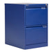 Bisley 2 Drawer Filing Cabinet Classic Steel Storage TC Group Blue 