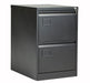 Bisley 2 Drawer Filing Cabinet Contract Steel Storage TC Group Black 