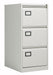 Bisley 3 Drawer Filing Cabinet Contract Steel Storage TC Group Goose Grey 