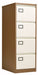 Bisley 4 Drawer Filing Cabinet Contract Steel Storage TC Group Coffee Cream 