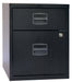 Bisley A4 Mobile Home Filing Cabinet 2 Drawer Storage TC Group Black 