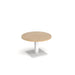 Brescia circular coffee table with flat square base 800mm x 800mm Tables Dams 