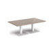 Brescia rectangular coffee table with flat square steel 1400mm x 800mm Tables Dams 