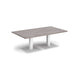 Brescia rectangular coffee table with flat square steel 1400mm x 800mm Tables Dams 