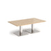 Brescia rectangular coffee table with flat square steel 1400mm x 800mm Tables Dams 