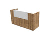 Buro5 Small Straight Reception Desk Reception Desk Buronomic 2000mm Timber White