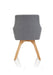 Carmen Wooden Leg Chair Visitor Dynamic Office Solutions 