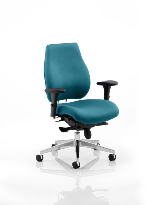 Chiro Plus Posture Chair Bespoke Posture Dynamic Office Solutions Bespoke Maringa Teal Matching Bespoke Colour 