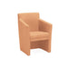 Club Upholstered Square Tub Chair SOFT SEATING & RECEP Nowy Styl Patel Orange CSE25 No 