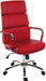 Deco Faux Leather Executive Office Chair Office Chairs Teknik Red 