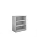 Deluxe Office bookcase 1200mm high with 2 shelves Wooden Storage Dams 