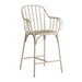 Denver Bar Stool - Mid Height Café Furniture zaptrading White 