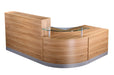 Elegant Reception Desk RECEPTION Office Interiors Wholesale American Black Walnut 