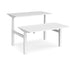 Elev8 Touch sit-stand height adjustable back-to-back desks Desking Dams 