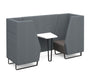 Encore Two Person Meeting Pod SOFT SEATING Social Spaces Metal Feet 